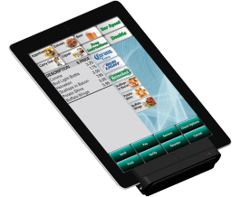 Leebro POS iPad mini with point of sale software from digital dining